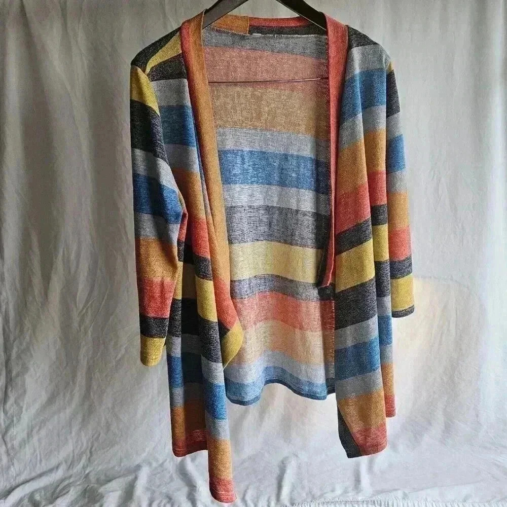 Dearcase Multi-Colored Cardigan Size L